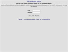 Tablet Screenshot of jms.superinfoinc.com